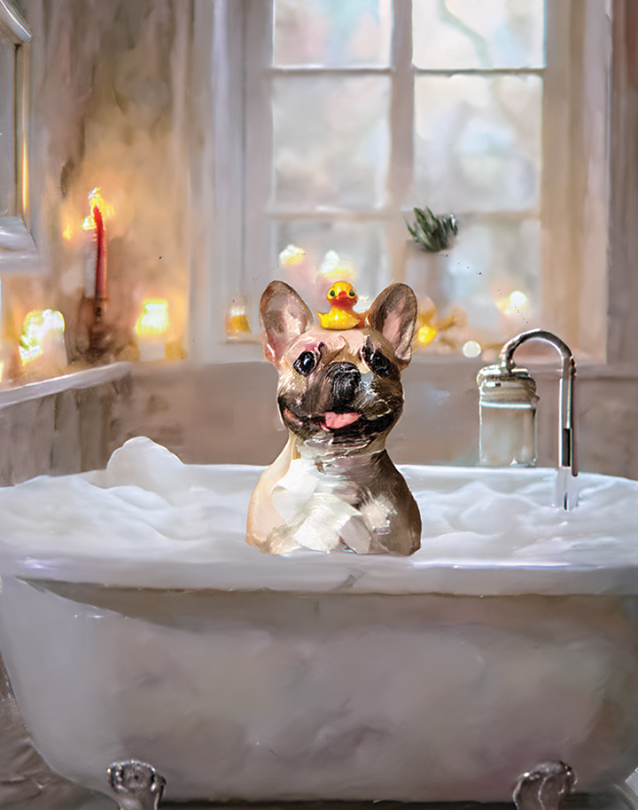 BATHTUB II - CUSTOM PET PORTRAIT
