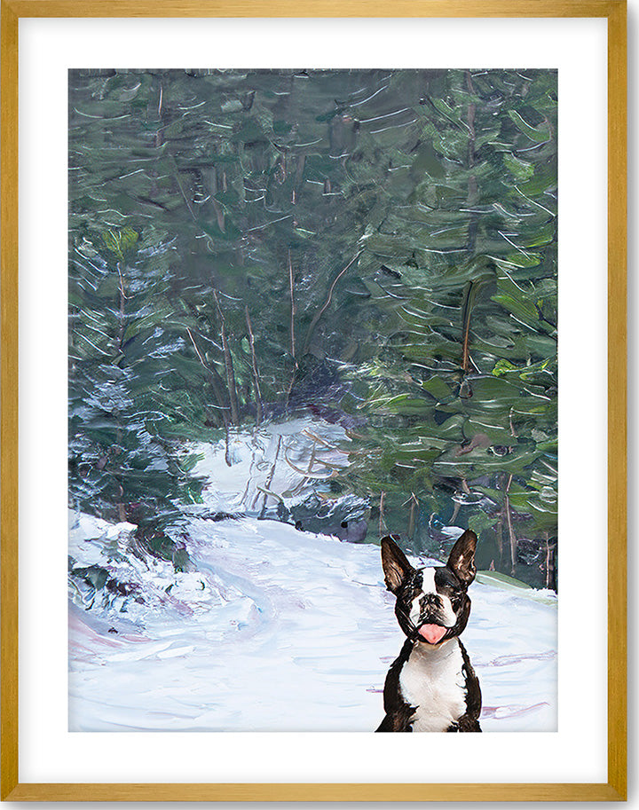 WINTER FOREST - CUSTOM PET PORTRAIT