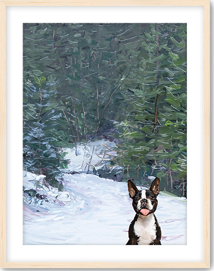 WINTER FOREST - CUSTOM PET PORTRAIT