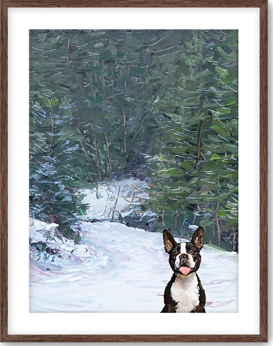 WINTER FOREST - CUSTOM PET PORTRAIT